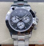 Swiss Clone Rolex Daytona Grey Face 904L Stainless Steel 7750 Chronograph 40mm